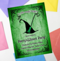 Wizard Birthday Invites Invitations Personalised Personalized Perfect for Wizard, Castle, Medevil Themed Birthday Party Decorations Custom
