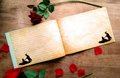 Beauty and the Beast Storybook Wedding Guestbook Personalised Personalized Enchanted Rose French and Fairytale Weddings Scrapbook Album