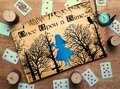 Alice in Wonderland Woodland Wedding Guestbook Personalised Personalized Perfect for Wonderland and Fairytale Weddings Scrapbook Album