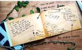 Sleeping Beauty Storybook Spinning Wheel Wedding Guestbook Personalised Personalized Perfect for Woodland and Fairytale Weddings Scrapbook