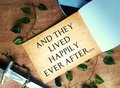 Sleeping Beauty Storybook Spinning Wheel Wedding Guestbook Personalised Personalized Perfect for Woodland and Fairytale Weddings Scrapbook