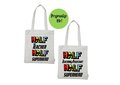Half Teacher Half Superhero Thank You Tote Bag Personalised Personalized!Thank You Teacher, Teaching Assistant, Support Staff Gift Present