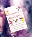 Unicorn Bracelet Will You Be Our Flower Girl Bridesmaid Maid of Honour Honor Unicorn Gifts Birthday Charm Bracelet Party Bag Favors Favours