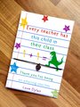Teacher Bracelet Thank You Teacher and Teaching Assistant Bracelet School Gift For Teacher Star Dinosaur Unicorn Personalised Personalized