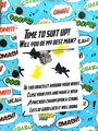 Time To Suit Up Bracelet Superhero Will You Be My Best Man,Groomsman,Paige Boy, Bridesmaid, Usher, Maid of Honour, Comic Book Wedding Bags