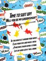 Time To Suit Up Bracelet Superhero Will You Be My Best Man,Groomsman,Paige Boy, Bridesmaid, Usher, Maid of Honour, Comic Book Wedding Bags