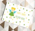 Baby Record Book Tinker Bell Peter Pan Neverland Personalised Personalized Perfect For Neverland & Fairytale Babies,Baby Shower Memory Book
