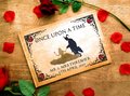 Beauty and the Beast Wedding Guestbook Enchanted Rose Personalised Personalized Perfect for French and Fairytale Weddings Scrapbook Album