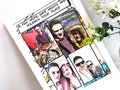 Comic Book Strip Framed Gift PersonalIsed Personalized Custom Comic Book Print 1st Year Paper Anniversary Gift Superhero Present Wedding