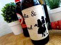 Fairytale Storybook Bottle Label Beauty and Beast,Peter Pan,Alice,Little Mermaid,Aladdin,Rapunzel,Favours Favors Personalized Personalised