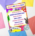 Birthday Invitations Born in the 50s,60s,70s,80s,90s Personalised Personalized Custom Wedding,Save The Date Invites, Christening, Retro