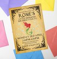 Fairytale Invites Beauty and Beast,Peter Pan,Alice,Little Mermaid,Aladdin,Rapunzel Personalized Personalised Wedding Birthday Invitations WC
