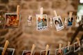 Wedding Polaroid Pictures with Pegs Perfect for Ladder Table Plan with Lights Rustic Fairytale Boho Wedding Seating Plan Chart Name Places