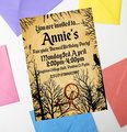 Fairytale Invites Beauty and Beast,Peter Pan,Alice,Little Mermaid,Aladdin,Rapunzel Personalized Personalised Wedding Birthday Woodland