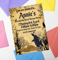 Fairytale Invites Beauty and Beast,Peter Pan,Alice,Little Mermaid,Aladdin,Rapunzel Personalized Personalised Wedding Birthday Woodland