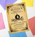 Fairytale Invites Beauty and Beast,Peter Pan,Alice,Little Mermaid,Aladdin,Rapunzel Personalized Personalised Wedding Birthday Invitations BK