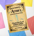 Fairytale Invites Beauty and Beast,Peter Pan,Alice,Little Mermaid,Aladdin,Rapunzel Personalized Personalised Wedding Birthday Invitations WC
