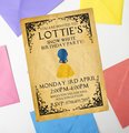 Fairytale Invites Beauty and Beast,Peter Pan,Alice,Little Mermaid,Aladdin,Rapunzel Personalized Personalised Wedding Birthday Invitations WC