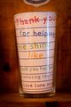 Thank You Teacher Personalised Beer Glass Perfect gifts for weddings, birthdays, wedding party presents, personalized personalised gifts