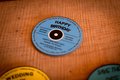 Record Wedding Vinyl Coaster LP Invitations Personalised Personalized Music Retro Themed Wedding Party Invites Favors Favours Table Gifts