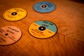 Record Wedding Vinyl Coaster LP Invitations Personalised Personalized Music Retro Themed Wedding Party Invites Favors Favours Table Gifts