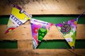 Birthday Bunting Born in the 50s,60s,70s,80s,90s Big Birthday Keepsake Nostalgia, Retro,Decades,Back to the 80s 90s Party Decorations Gift