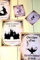 Fairytale Silhouette Poster Print Beauty and the Beast Aladdin Little Mermaid Sleeping Beauty Cinderella Alice Personalised Wedding Sign