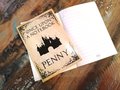 Fairytale Notebook Jotter Notepad Alice, Tinkerbell, Beauty and the Beast,Sleeping Beauty, Snow White, Aladdin, Rapunzel Personalised Sil