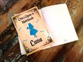 Fairytale Notebook Jotter Notepad Alice, Tinkerbell, Beauty and the Beast,Sleeping Beauty, Snow White, Aladdin, Rapunzel Personalised Color
