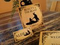 Fairytale Wedding Menu,Table Name & Name Place Beauty and the Beast Aladdin Little Mermaid Rapunzel Sleeping Beauty Cinderella Name Card