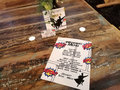 Comic Book Style Wedding Menu,Table Name & Name Place Cards Superhero Comic Weddings, Parties, Comic Con, Events,Table Decorations Name Card