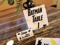 Superhero Wedding Menu,Table Name & Name Place Cards Superhero Comic Weddings, Parties, Comic Con, Events,Table Decorations,CUSTOM Name Card