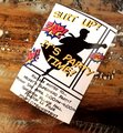 Comic Book Birthday Invites Invitations Personalised Personalized Perfect for Superhero, Comic Book Birthday Party Decorations Custom Decor
