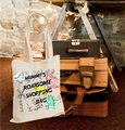 Dinosaur Tote Bag My Daddy Mummy is Roarsome Shopping Bag Personalised Personalized!Perfect Father's Day, Dad, Mum, Mummy Daddy Birthday