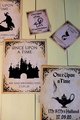 Fairytale Silhouette Poster Print Beauty and the Beast Aladdin Little Mermaid Sleeping Beauty Cinderella Alice Personalised Wedding Sign