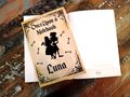 Fairytale Notebook Jotter Notepad Alice, Tinkerbell, Beauty and the Beast,Sleeping Beauty, Snow White, Aladdin, Rapunzel Personalised Sil