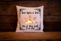 Fairytale Cushion Personalised Personalized Custom Fairytale Beauty and the Beast Wedding Engagement Sleeping Beauty Aladdin Little Mermaid