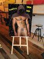 Sci-fi Pin the Penis Hen Do Party Game with Personalised Personalized Groom and Space Background!Hen Do Games,Bachelorette Party Space Party