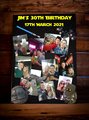 Personalised Photo Collage Birthday Board Themed Party Display Board Personalised Personalised Custom Photoboard Sign Use Own Design