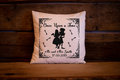 Fairytale Cushion Personalised Personalized Custom Fairytale Beauty and the Beast Wedding Engagement Sleeping Beauty Aladdin Alice Mr & Mrs