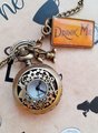 Alice in Wonderland Pocket Watch Fairytale Wedding Gift For Groom,Perfect for Alice Themed Weddings,Baby Shower,Party,Mad Hatter,Once Upon