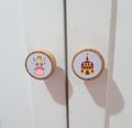 Fairytale Wardrobe Handles Drawer Handles Knobs Perfect for Upcycling Wardrobe, Chest of Drawers,Door, Princess Bedroom,Girls Room, Princess