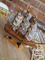 Peter Pan Centrepiece Set Neverland Sign, Pirate Ship, Chest, Coins, Big Ben, Compass, Treasure Necklace, Fairy Lantern, Fishing Net Party