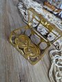 Peter Pan Centrepiece Set Neverland Sign, Pirate Ship, Chest, Coins, Big Ben, Compass, Treasure Necklace, Fairy Lantern, Fishing Net Party