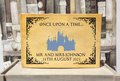 Fairytale Castle Wedding Guestbook Personalised Personalized Perfect for Woodland and Fairytale Weddings Scrapbook Album Custom Wedding