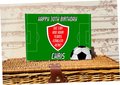 Football Soccer Birthday Book Custom Personalised Personalized Guestbook Birthday Party Decor Decorations Themed Parties Custom Presents