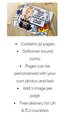 32 Page Comic Book Softcover Paperback Memory Book Superhero Custom Personalised Personalized Comic Anniversary Wedding Present Christmas
