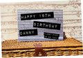 Wooden Rusic Birthday Guestbook 18th, 21st, 30th, 40th, 50th, 60th, 70th, 80th, 90th Personalised Personalized Book Photots and Messages