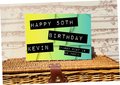 Colourful Geometric Birthday Guestbook 18th, 21st, 30th, 40th, 50th, 60th, 70th, 80th, 90th Personalised Personalized Book Photots Messages