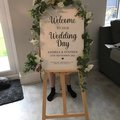 Wedding Easel Perfect for Signage, Table Plans, Seating Plans Adjustable Easel For Displays 1.5m Wooden Wedding Decorations Signs Party